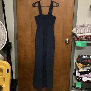 Quince Dark Blue Maxi Dress